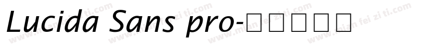Lucida Sans pro字体转换